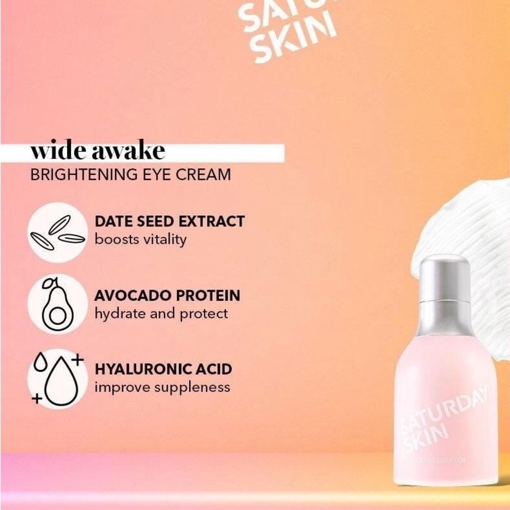 Saturday Skin Wide Awake Eye Cream - Picture 3 of 7